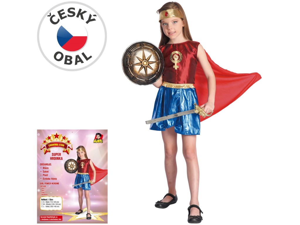 Šaty na karneval - superhrdinka