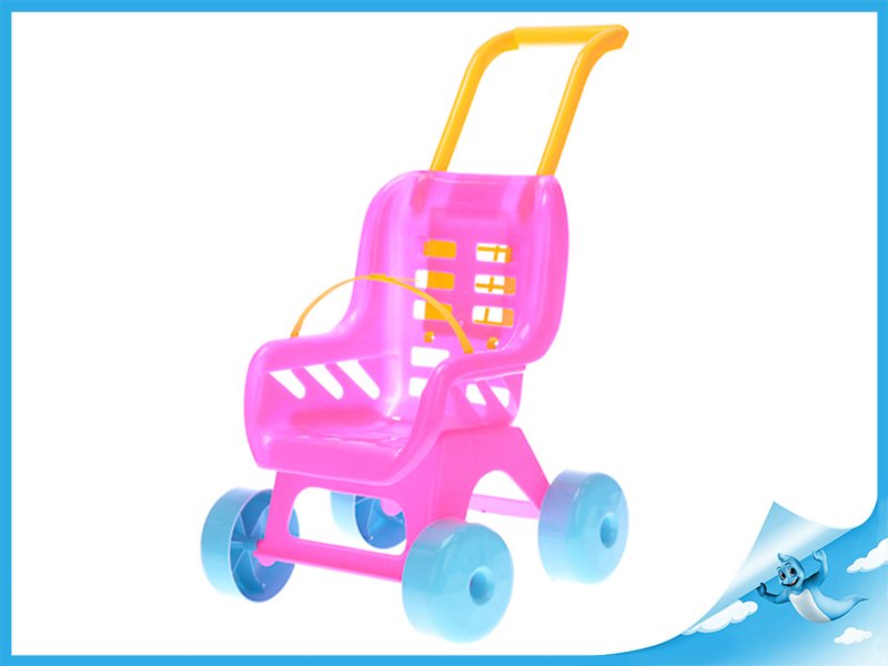 Kočárek Buggy plastový růžový
