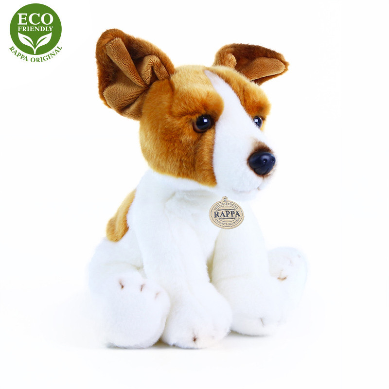 Plyšový pes Jack Russell teriér sedící 30 cm