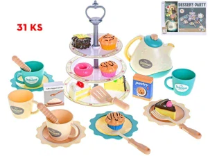 Dezertní set s konvicí 10cm 31ks v krabičce