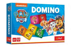 Domino papírové Tlapková patrola/Paw Patrol 21 kartiček společenská hra v krabici 21x14x4cm
