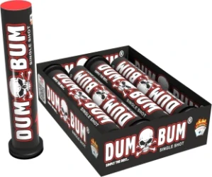 Dumbum - kulovky single shot - Uvedená cena je za balení, které obsahuje 4 Ks