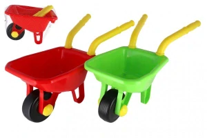 Kolečko trakař plast 66cm 2 barvy 24m+