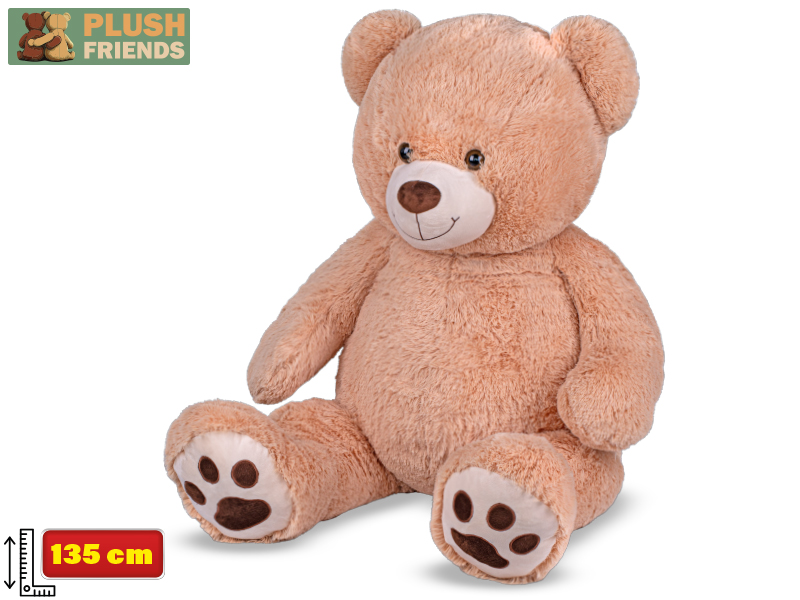 Plush Friends medvěd plyšový 135cm béžový 0m+