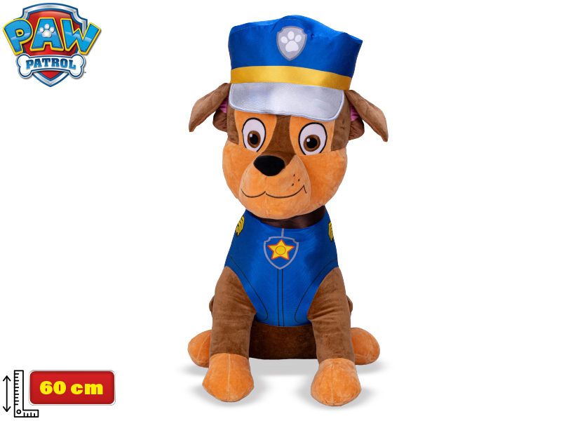  Paw Patrol Classic Refresh Chase plyšový 60cm sedící 0m+