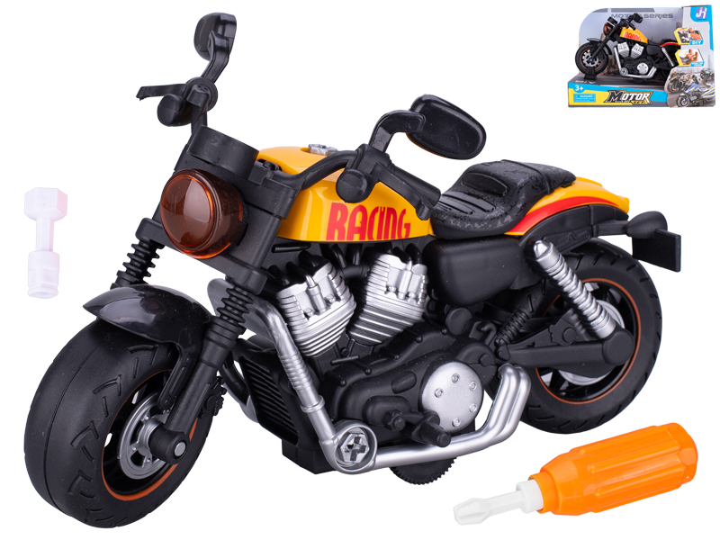 Motorka závodní šroubovací 22cm na setrvačník v krabičce
