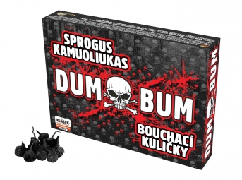 Dumbum velké bouchací kuličky - baleni obsahuje 75 kuliček