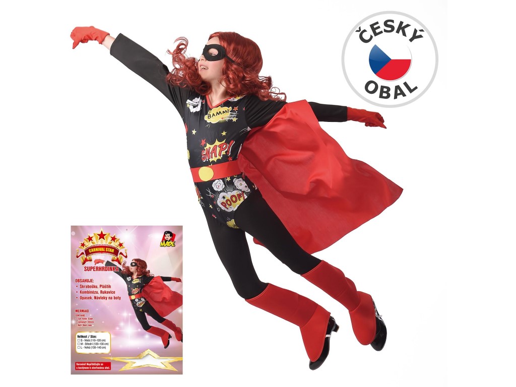 Šaty na karneval - superhrdinka 
