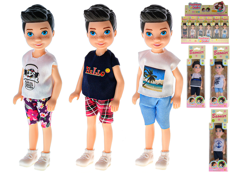 Panáček módní 14cm 6druhů v krabičce