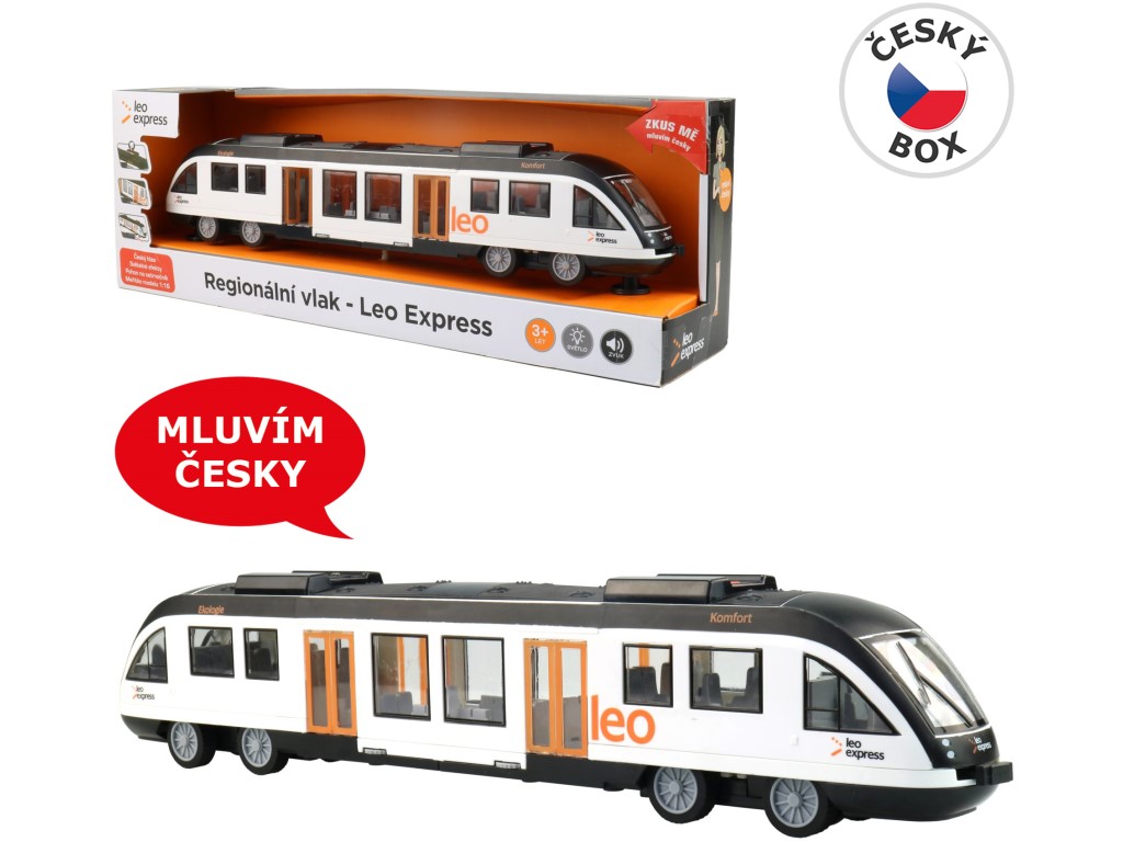 Regio Leo express na setrvačník se světlem a zvukem