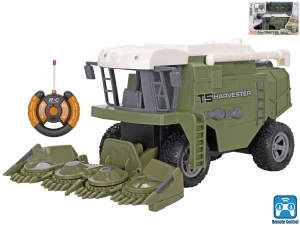 R/C kombajn 24cm na baterie 27MHz plná funkce s USB nabíjením se světlem v krabičce