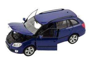266016190 * Welly auto 1:24 ŠKODA FABIA COMBI II 2009 modrá