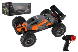 265861979 * Auto RC Buggy rychlostní 2,4GHz plast 25cm na baterie oranžové v krabici 31x14x18cm