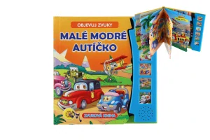 26544408 * Zvuková knížka Malé modré autíčko Objevuj zvuky CZ verze 19x19,5cm