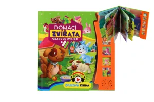 26544415 * Zvuková knížka Domácí zvírata Objevuj zvuky CZ verze 19x19,5cm