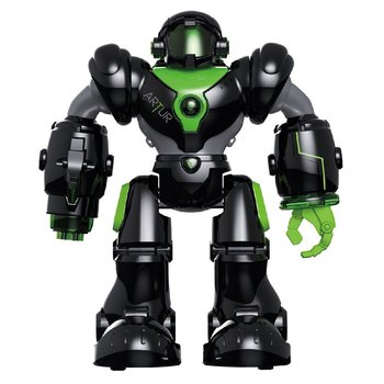 Made Robot Artur na IR dálkové ovládání, velký 35cm černý