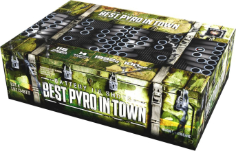Ohnostroj Best pyro in town 116 ran / 30 mm * 14 různobarevných efektů