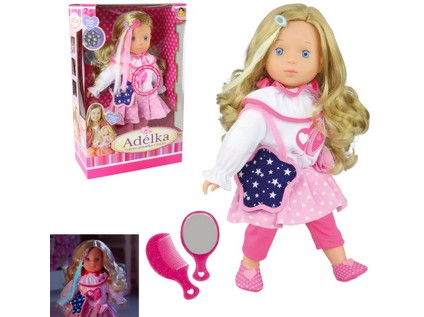 MaDe Panenka Adélka s pohádkou 40cm