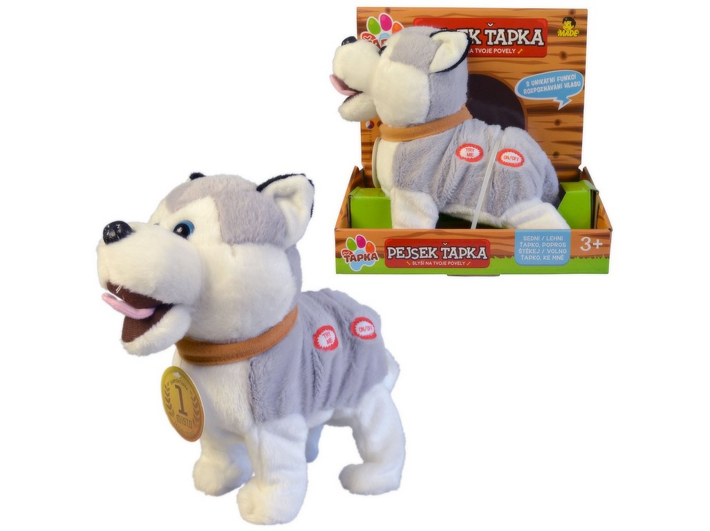 Ťapka Husky Rozumí hlasovým příkazům