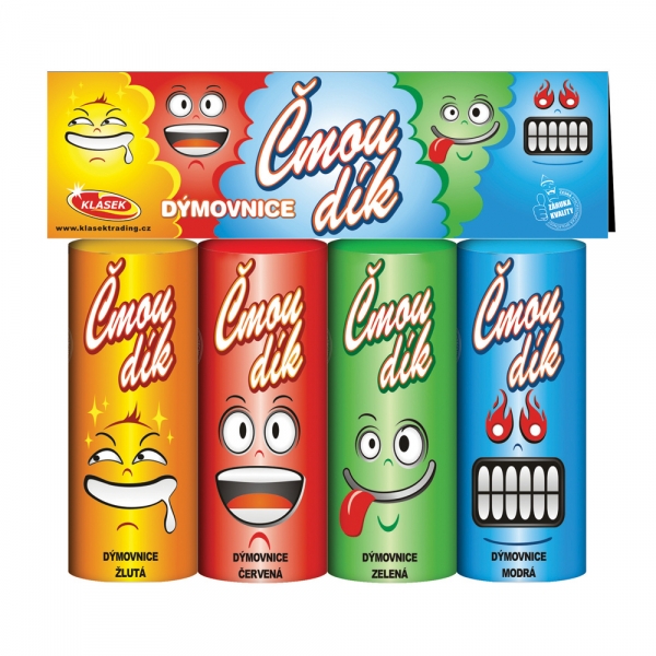 Čmoudík 1/4 dýmovnice barevné